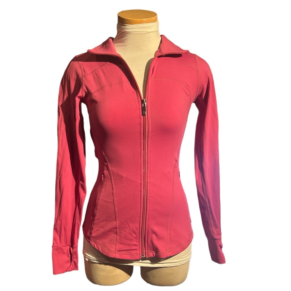 Buffbunny Hot Pink Jacket with Cut out Back Full Zipper Size XS